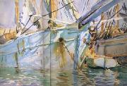 John Singer Sargent In a Levantine Port (mk18) oil painting reproduction